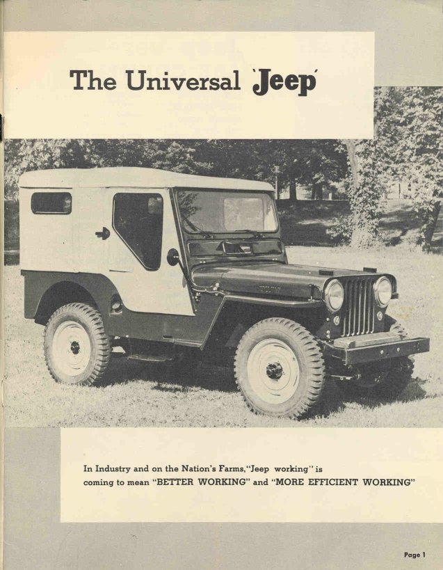 1949 Jeep Universal Operation Data Page 20